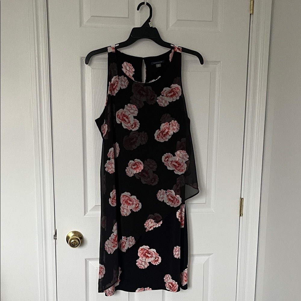 Tommy Hilfiger Black and Pink Asymmetrical Dress